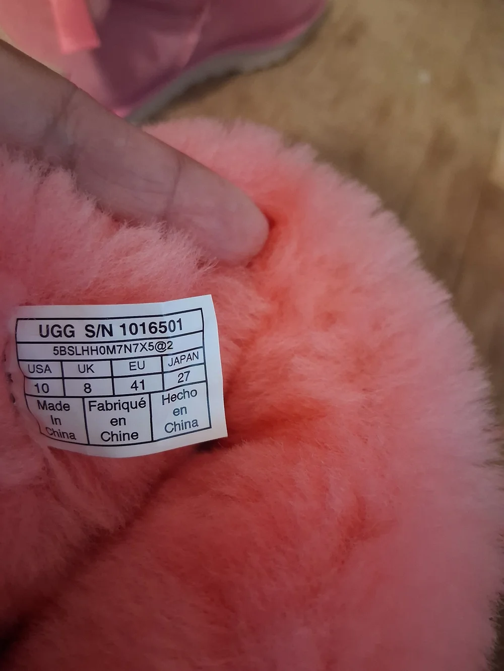 UGG Pink Bailey Bow Boots